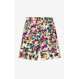 Men Printed Cargo Short - Khaki