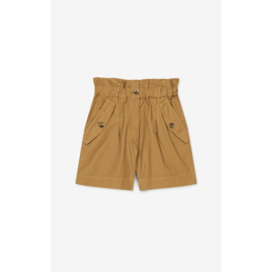 Women Elasticated Short - Tabac