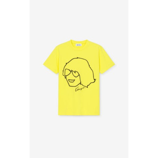 Women Seasonal Graphic Loose T-Shirt - Lemon