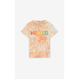 Women Kenzo Logo Classic T-Shirt - Peach