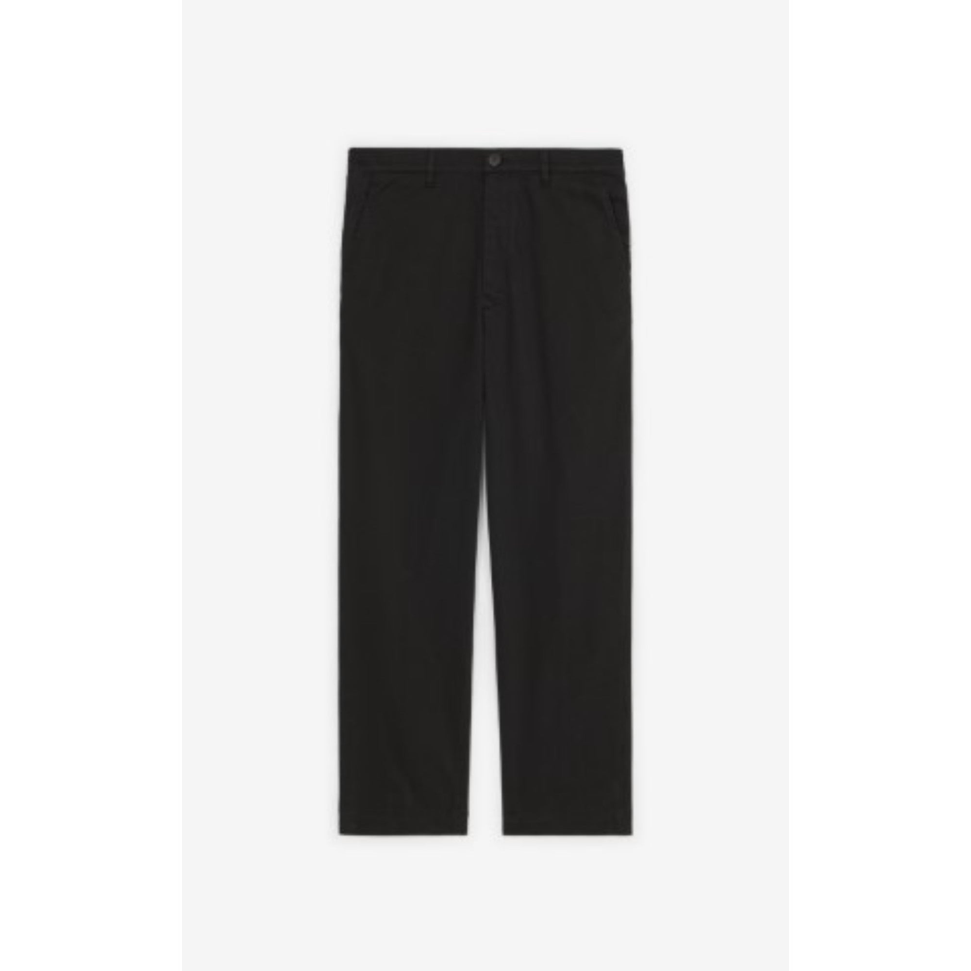 Men Tapered Cropped Pant - Black