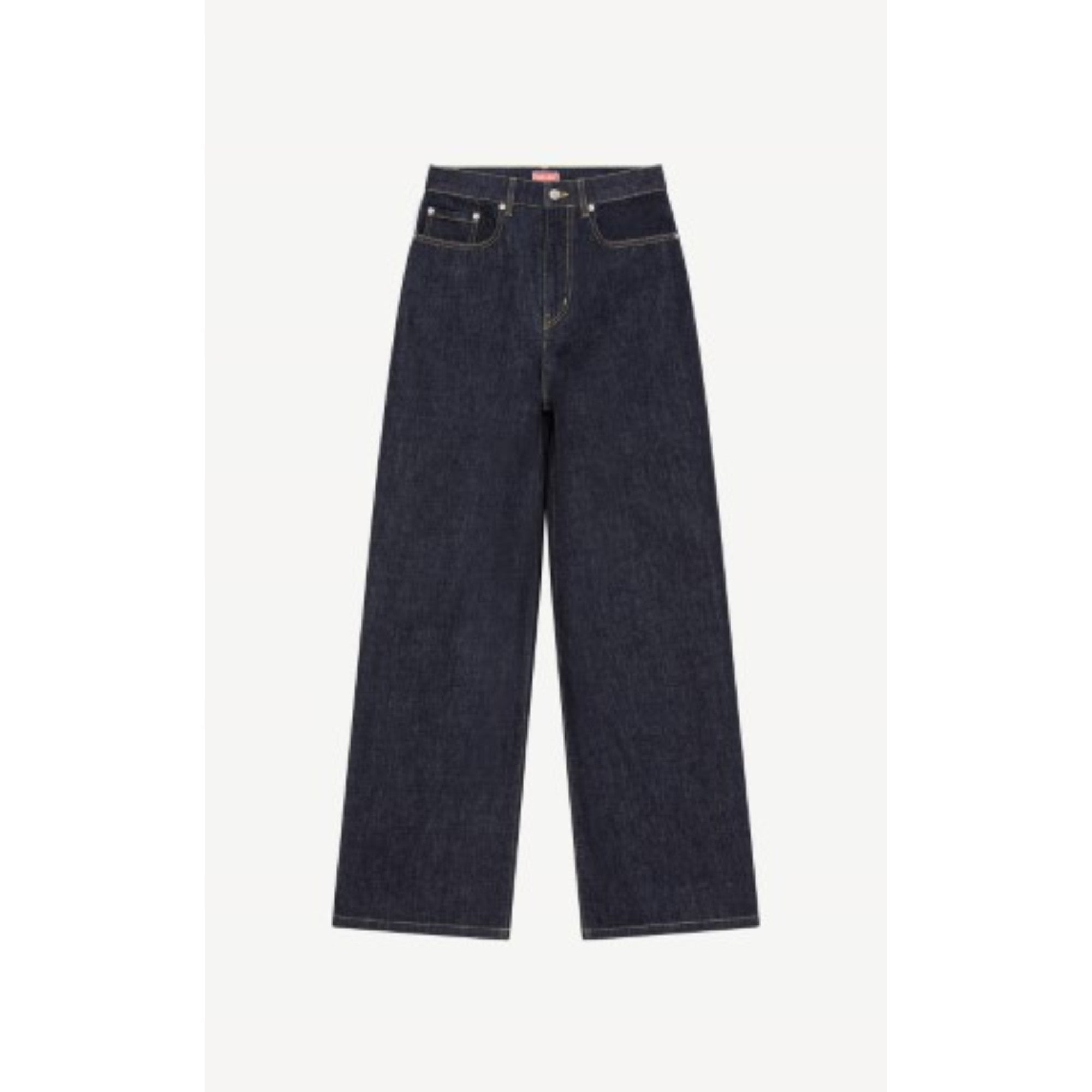 Women Wide Leg Flared Fit Jeans - Ink