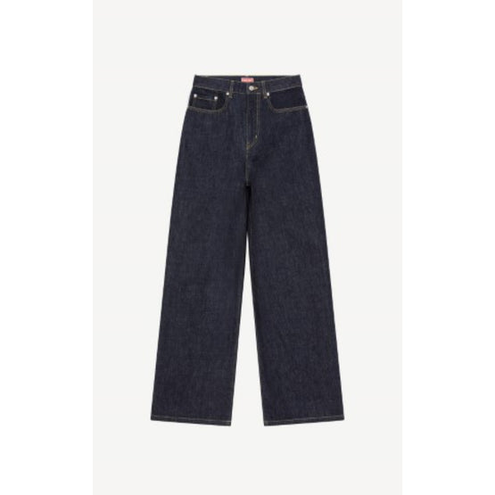 Women Wide Leg Flared Fit Jeans - Ink