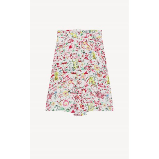 Women Printed Knee Length Skirt - Multicolor