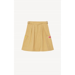 Women Short A-Line Skirt - Beige