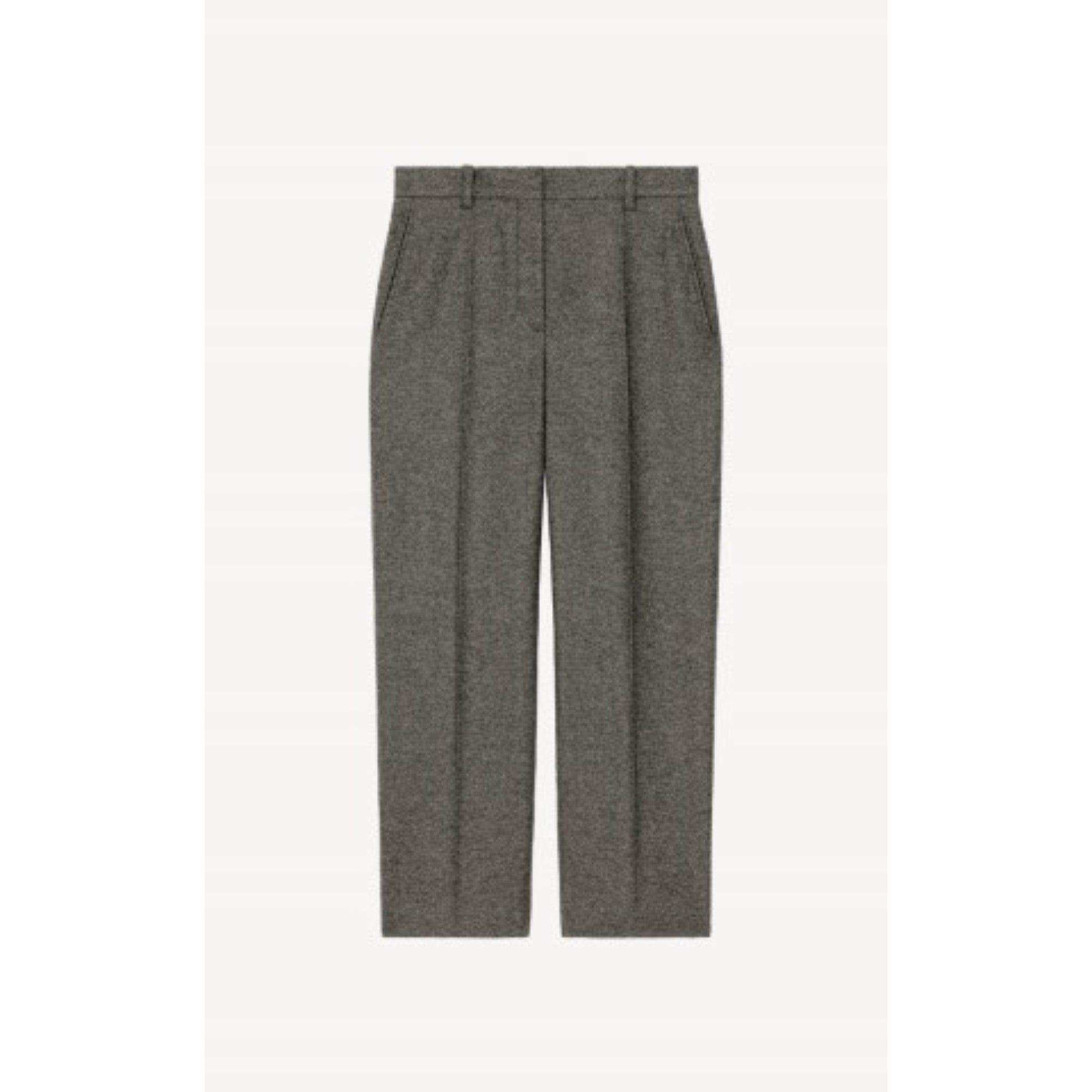 Women Tailored Cropped Pant - Anthracite