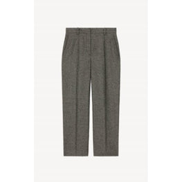 Women Tailored Cropped Pant - Anthracite