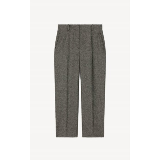 Women Tailored Cropped Pant - Anthracite