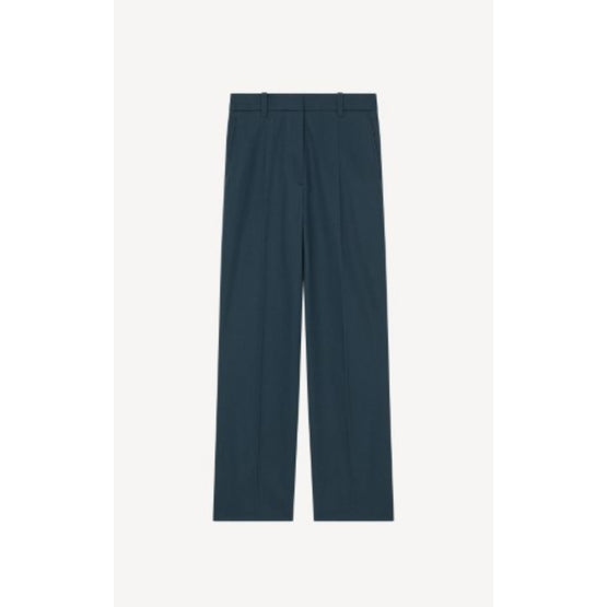 Women Tailored Cropped Pant - Midnight Blue