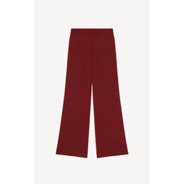 Women Crest Logo Flare Pants - Bordeaux