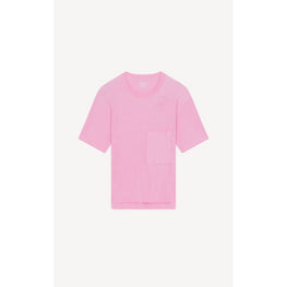 Women Solid Short Sleeves Jumper - Rose