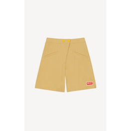 Women Elasticated Short - Beige