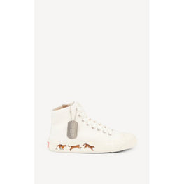 Women Kenzoschool High Top Sneakers - Off White