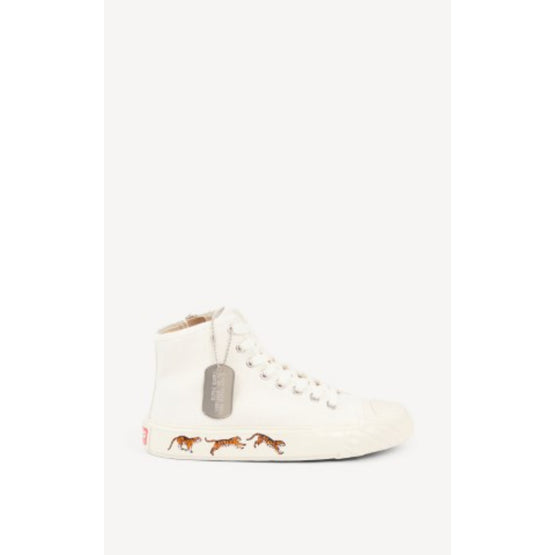 Women Kenzoschool High Top Sneakers - Off White