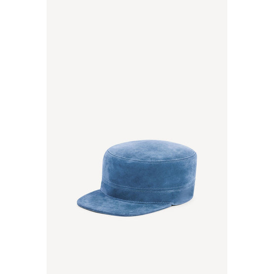 Men Suede Cap - Blue