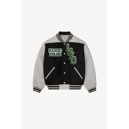 Men Varsity Jacket - Black