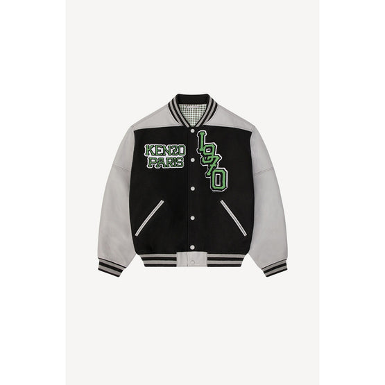 Men Varsity Jacket - Black