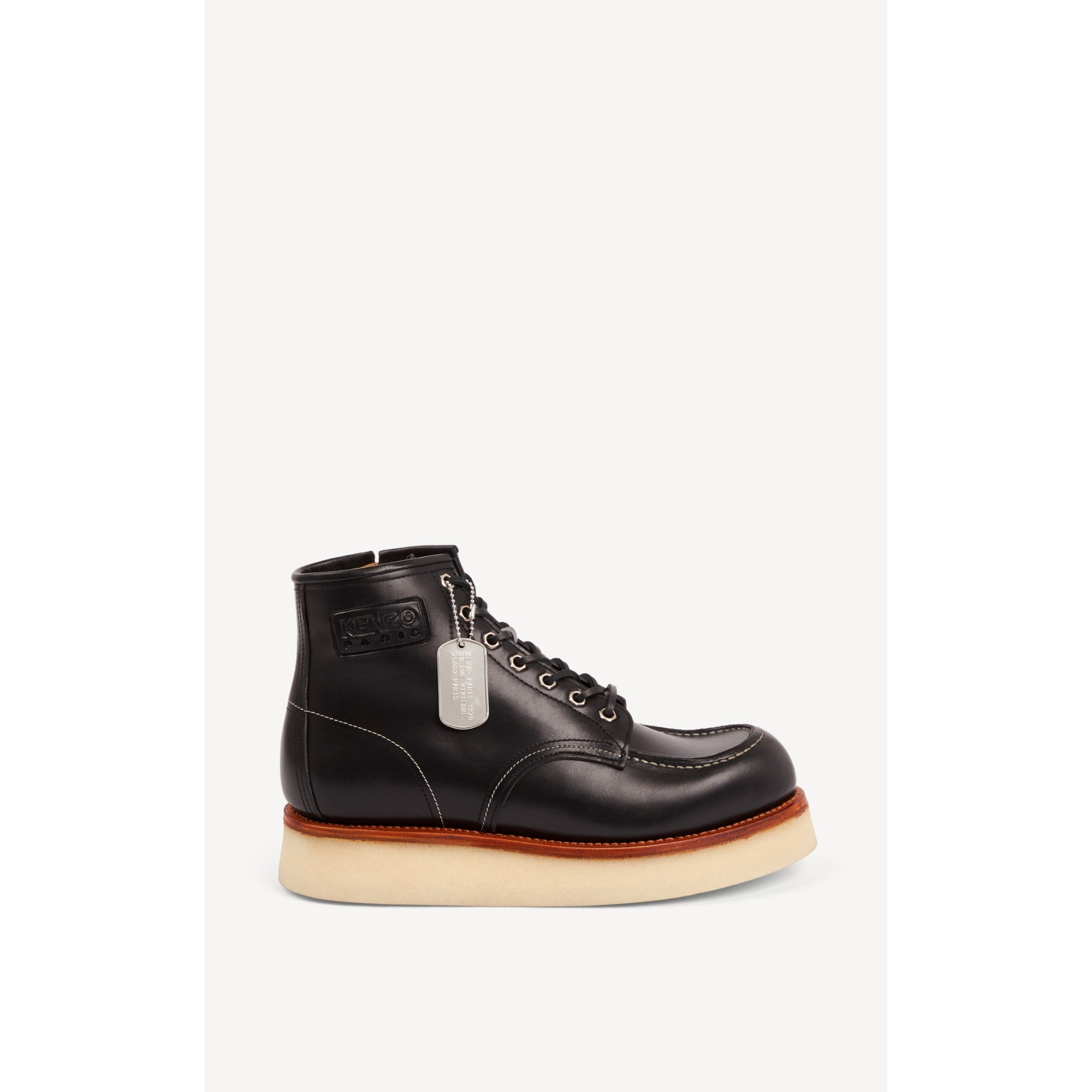 Men Kenzoyama Lace-Up Boots - Black