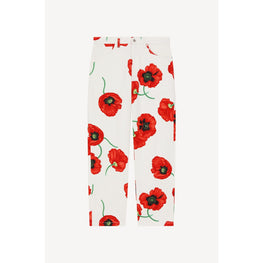 Men Printed Loose Pant - White