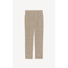 Men Pleated Pant - Dark Camel