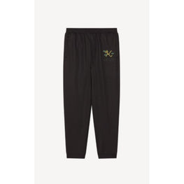 Men Crest Logo Regular Track Pant - Black