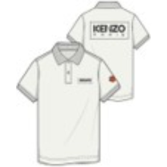 Men Kenzo Paris Classic Polo - White