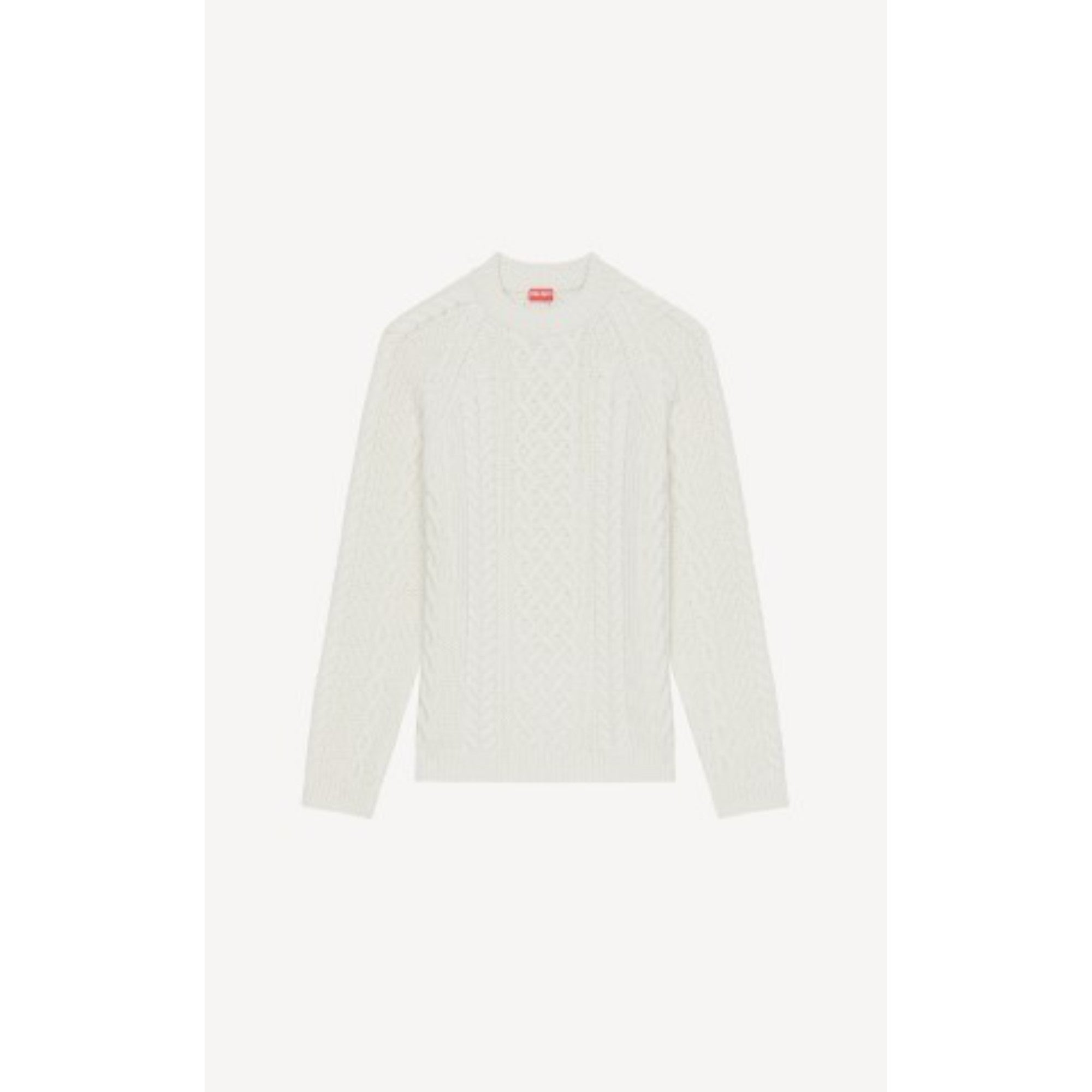 Men Solid Regular Jumper - Off White