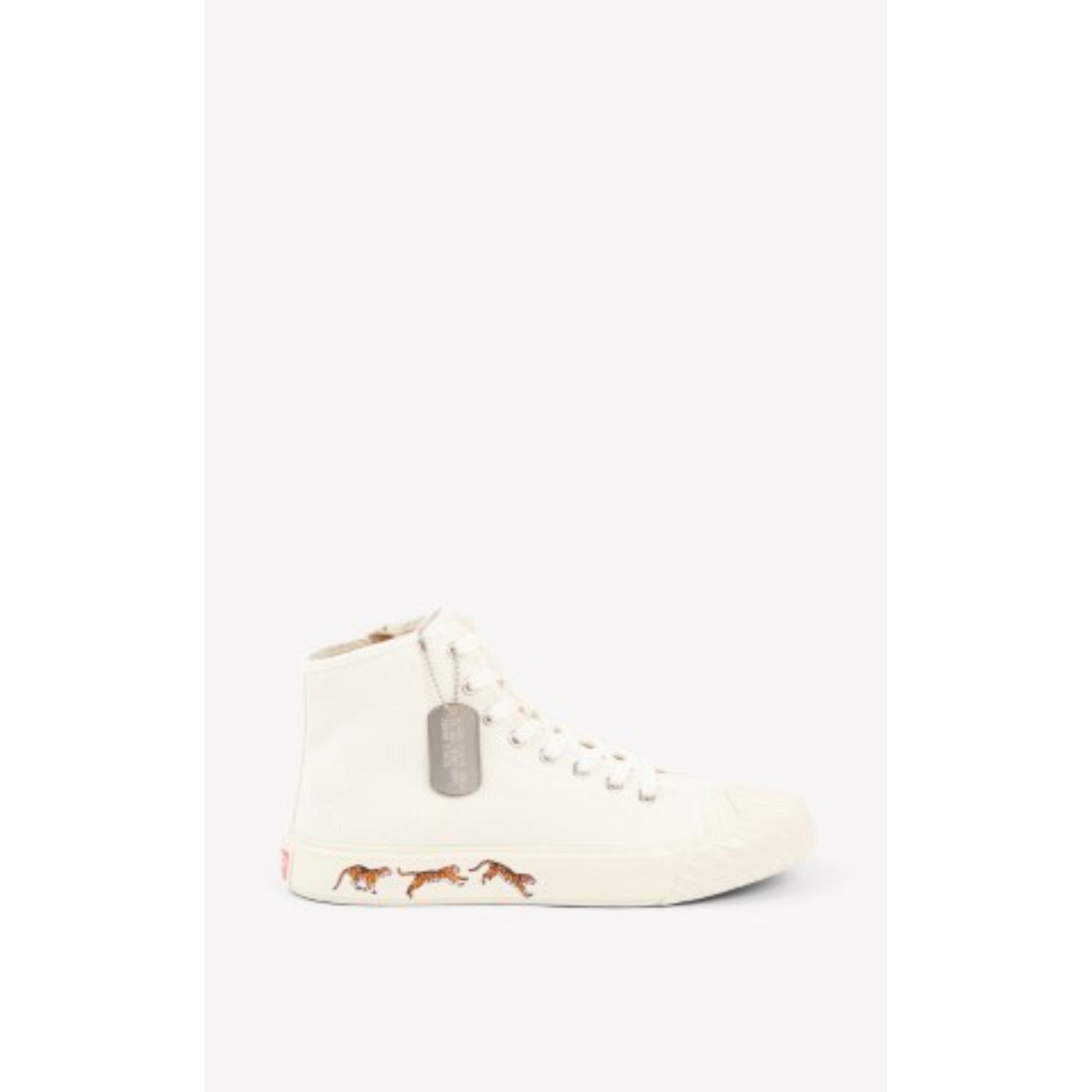 Men Kenzoschool High Top Sneakers - Off White