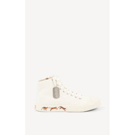 Men Kenzoschool High Top Sneakers - Off White