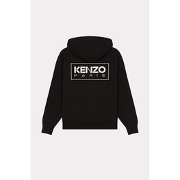 Men Kenzo Paris Oversize Hoodie - Black