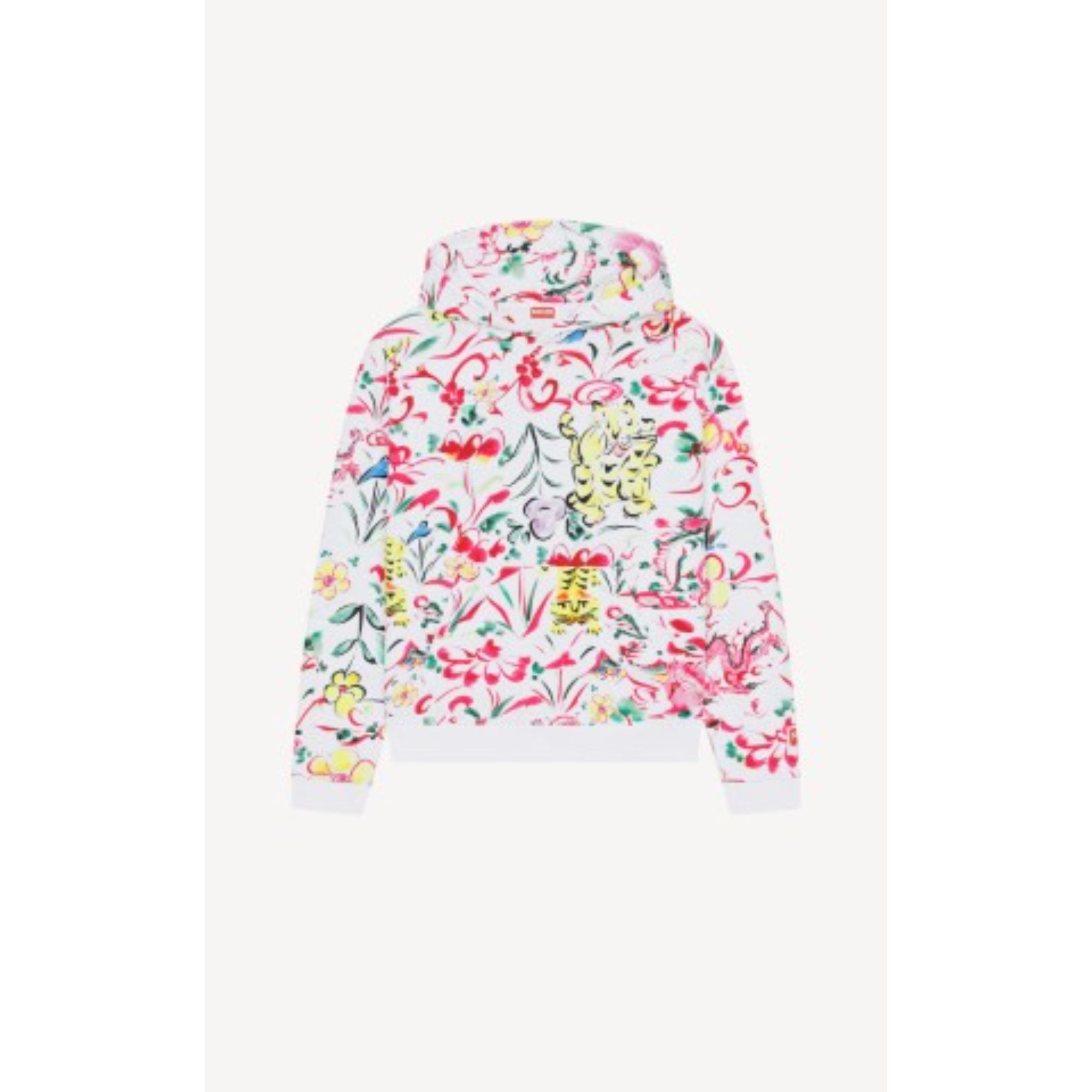 Men Print Classic Hoodie - Multicolor