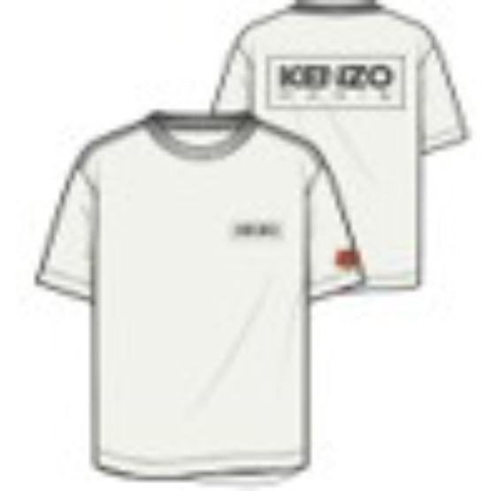 Men Kenzo Paris Oversize T-Shirt - White
