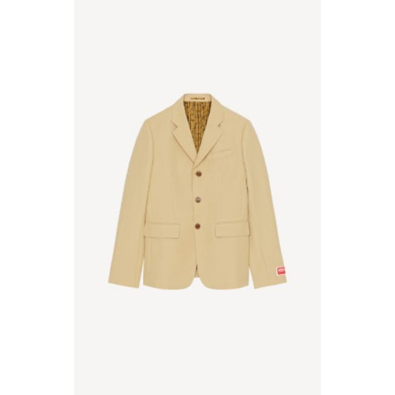 Men 3 Buttons Slim Jacket - Beige