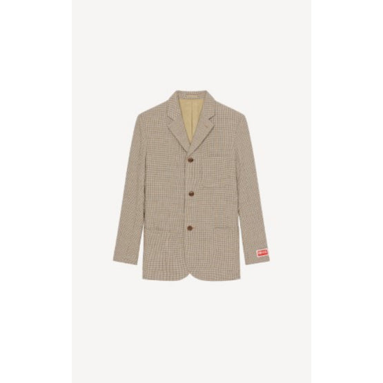 Men 3 Buttons Jacket - Dark Camel