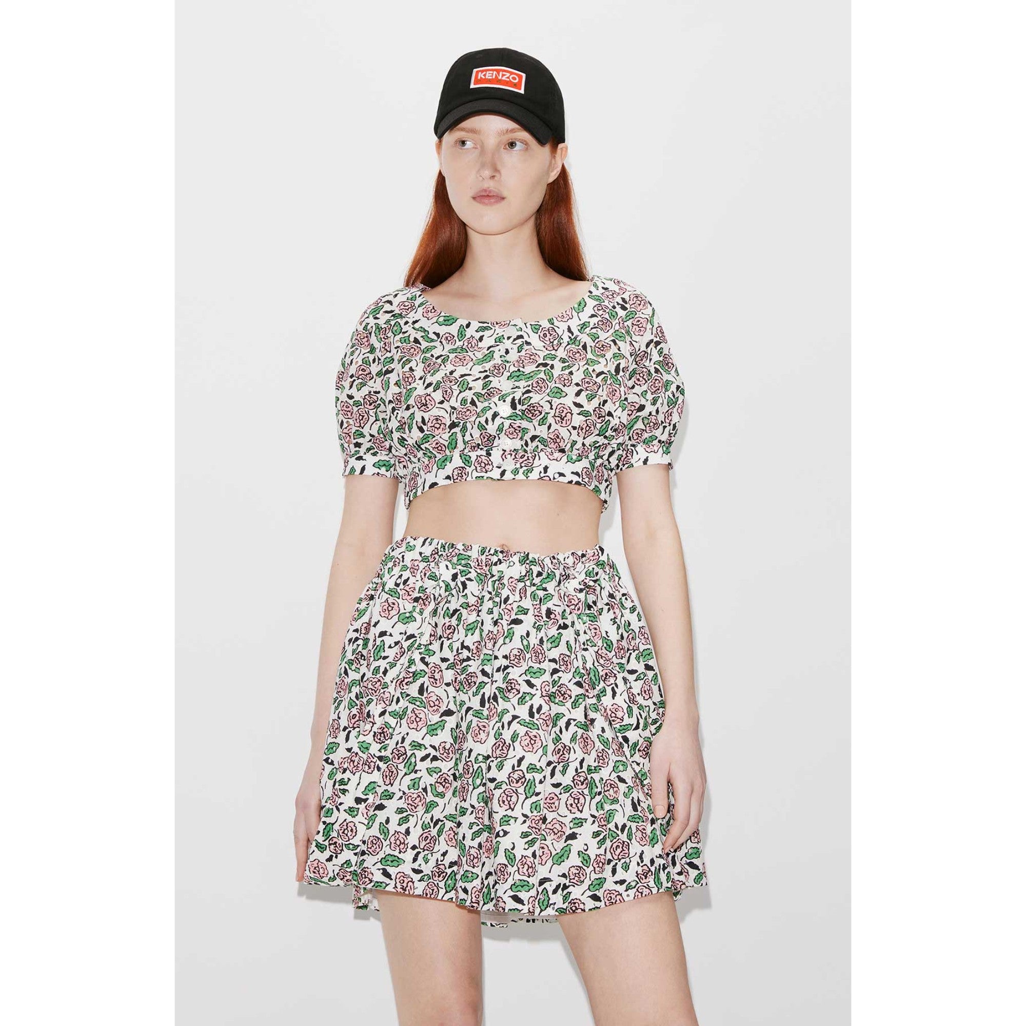 Women Elasticated Short Skirt - Off White