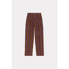 Women Tailored Cropped Pant - Dark Camel