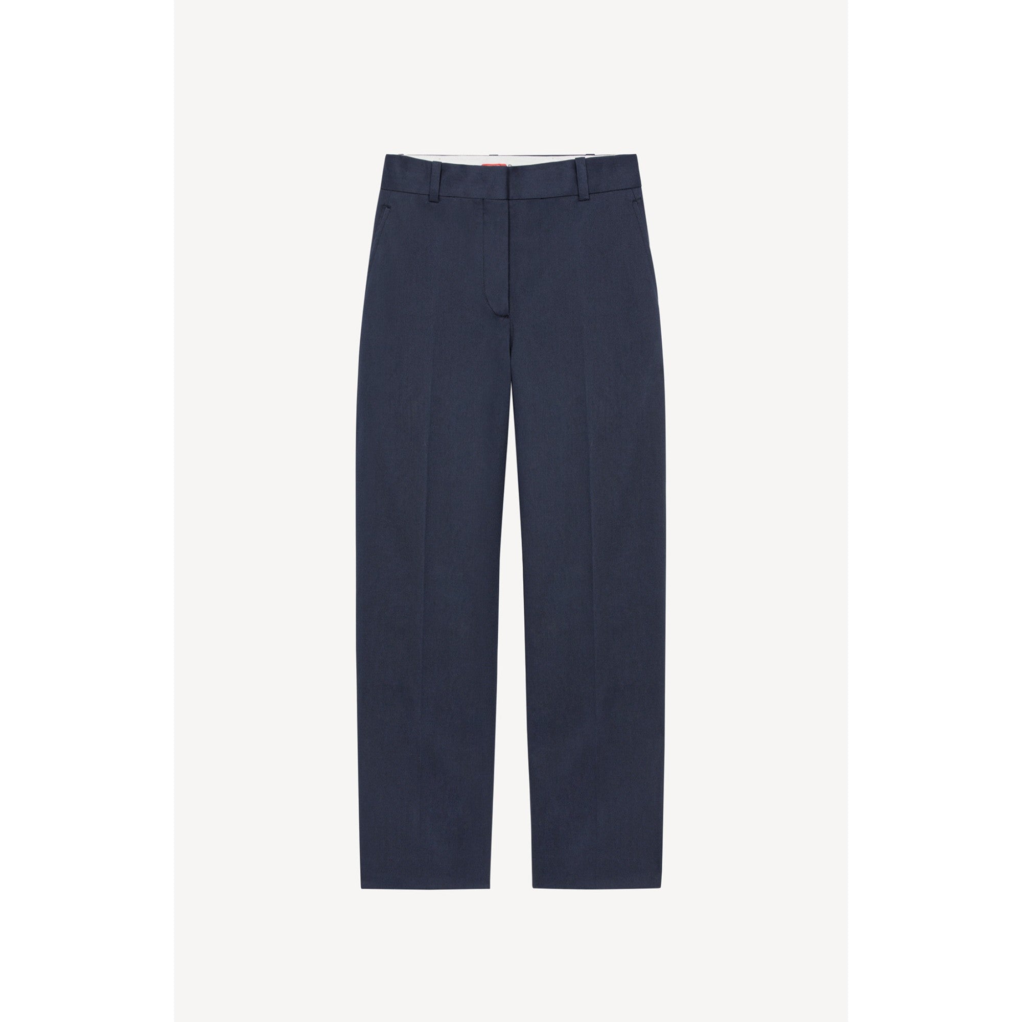 Women Tailored Cropped Pant - Midnight Blue