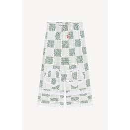 Women Elasticated Pant - Turquoise