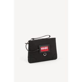 Women Gusset Clutch - Black