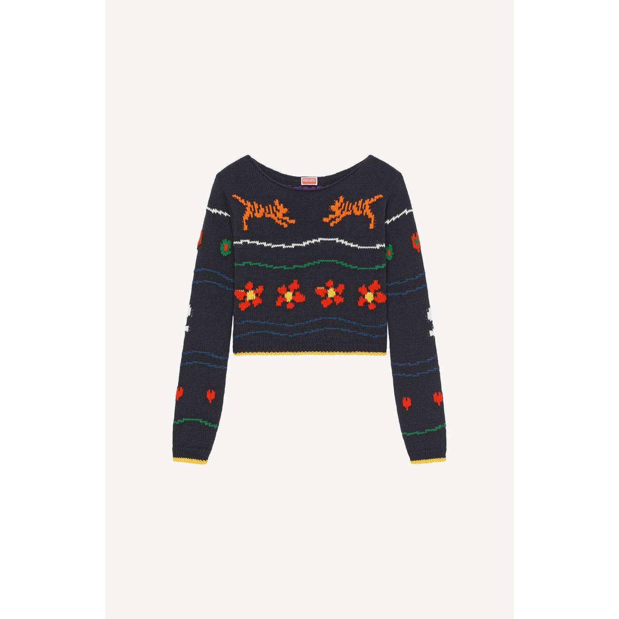 Women Kenzo Pixel Jumper - Black