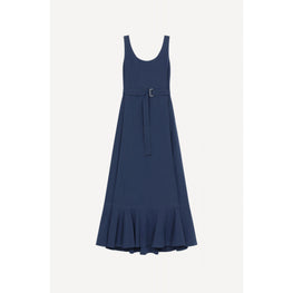 Women Sleeveless Long Dress - Medium Red