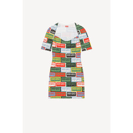 Women Kenzoparis Label Bodycon Dress - Multicolor