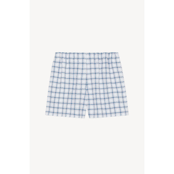 Women Elasticated Short - Cyan