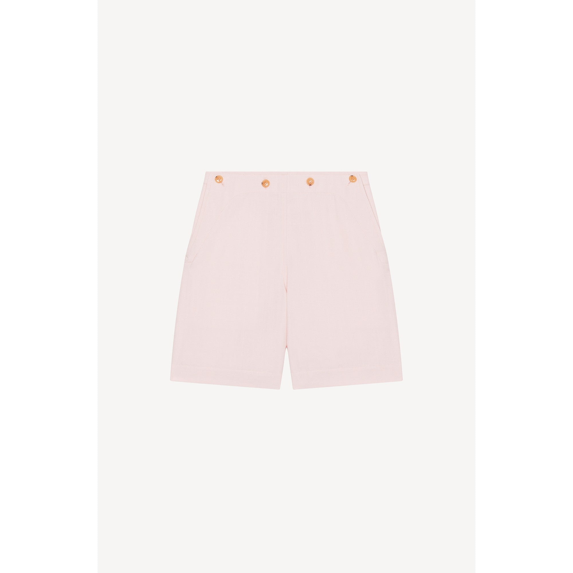 Women Elasticated Short - Faded Pink