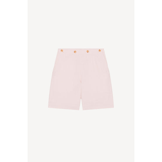 Women Elasticated Short - Faded Pink