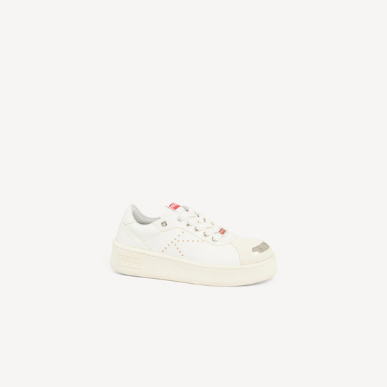 Women Kenzo Hoops Low Top Sneakers - White