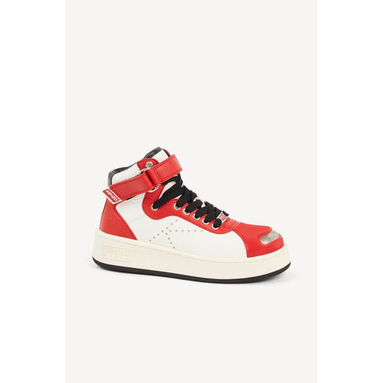 Women Kenzo Hoops High Top Sneakers - Medium Red