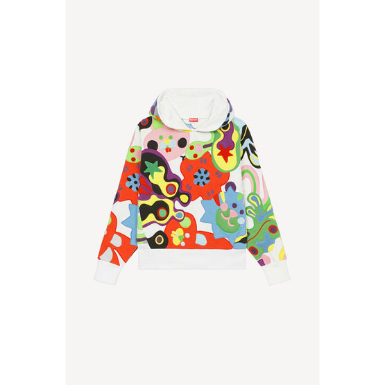 Women Kenzoo Hoodie - Off White