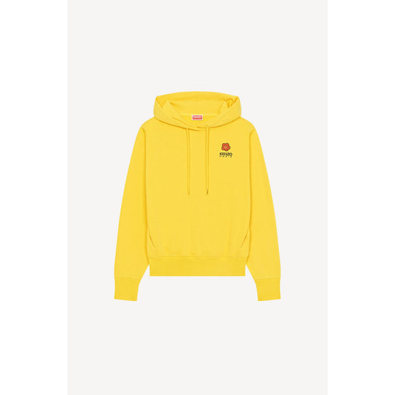 Women Boke Flower Classic Hoodie - Golden Yellow