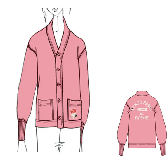 Women Rue Vivienne Sweatcardigan - Rose